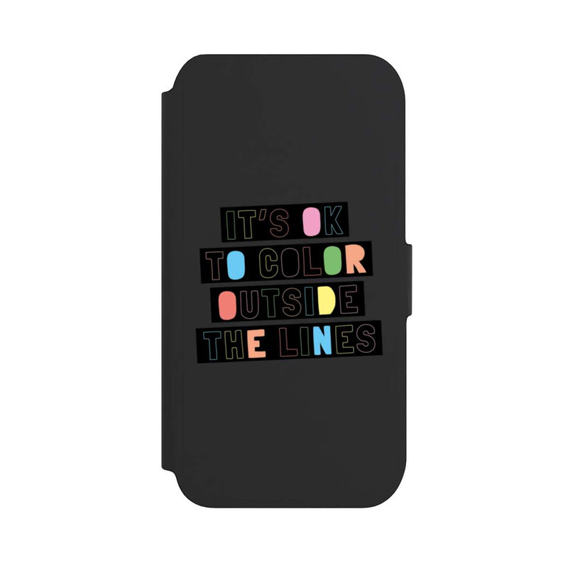 iPhone SE 2022 NIVOflip Color Outside The Line Transparent