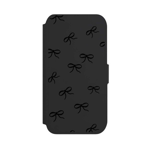 Apple iPhone SE (2022) NIVOflip Schleifen Muster Schwarz Transparent