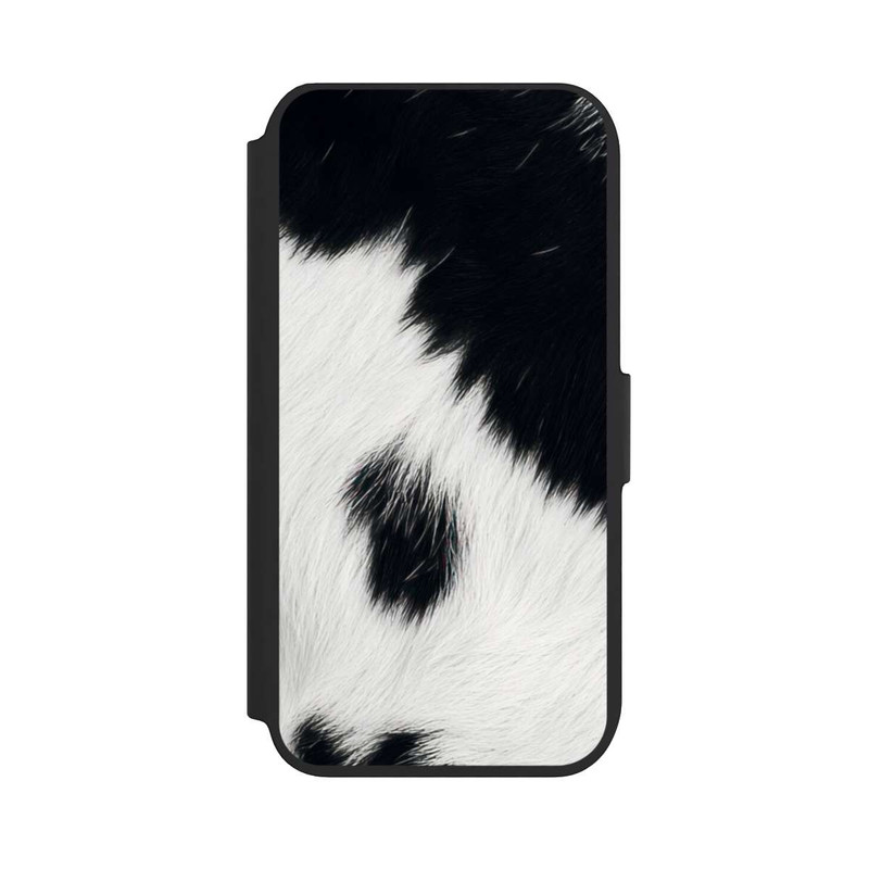 iPhone SE 2022 NIVOflip Tierfell Kuh Druck