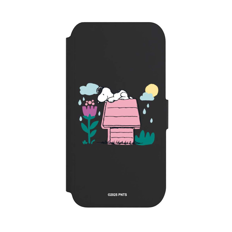 iPhone SE 2022 NIVOflip Snoopy Hundehütte Frühling transparent