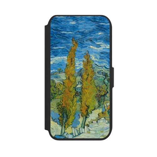 Apple iPhone SE (2022) NIVOflip Two Poplars in the Alpilles near Saint-Rémy by Van Gogh