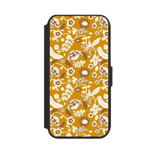 Apple iPhone SE (2022) NIVOflip Stitch Floral Mustard Pattern