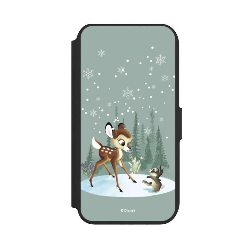 iPhone SE 2022 NIVOflip Bambi et Panpan Monde Hivernal