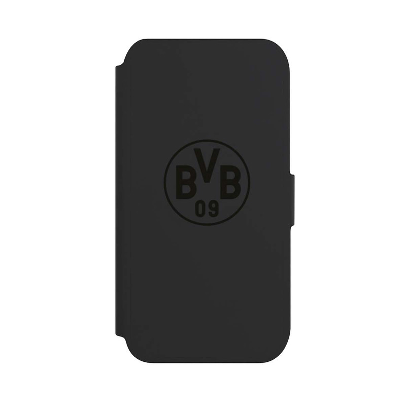 iPhone SE 2022 NIVOflip BVB Logo Schwarz Transparent