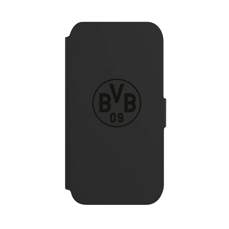 iPhone SE 2022 NIVOflip BVB Logo Schwarz Transparent