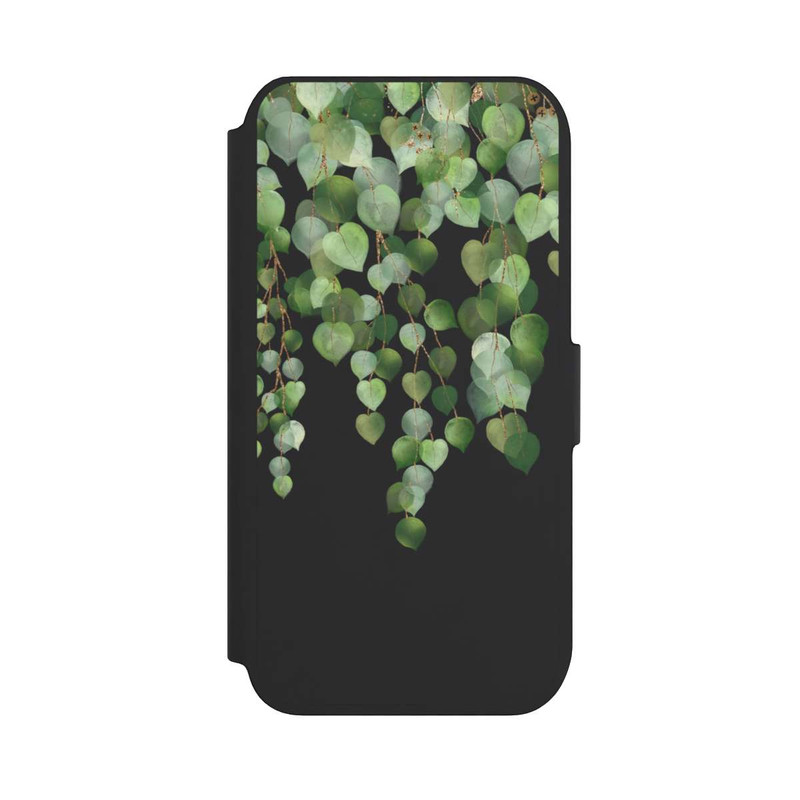 iPhone SE 2022 NIVOflip Eucalyptus Hanging Watercolor Transparent