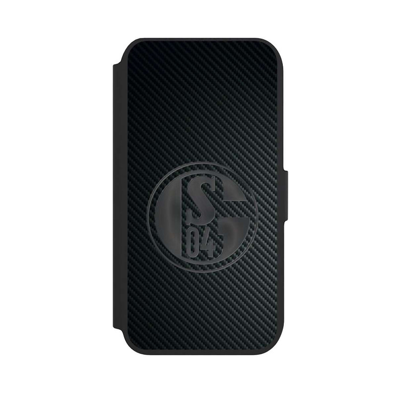 iPhone SE 2022 NIVOflip Schalke 04 Carbon Look