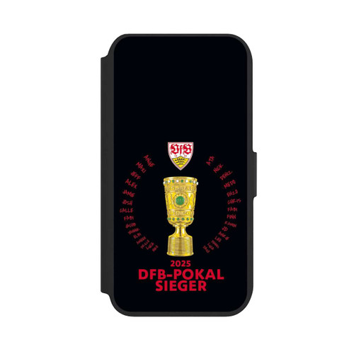 Apple iPhone SE (2022) NIVOflip VfB DFB-Pokal Sieger Schwarz