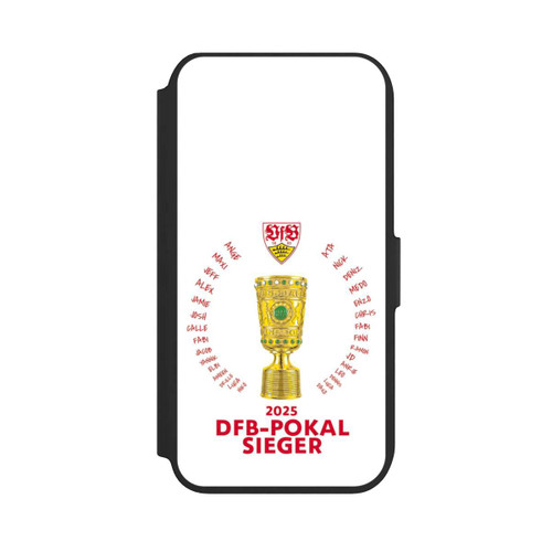 Apple iPhone SE (2022) NIVOflip VfB DFB-Pokal Sieger Weiß