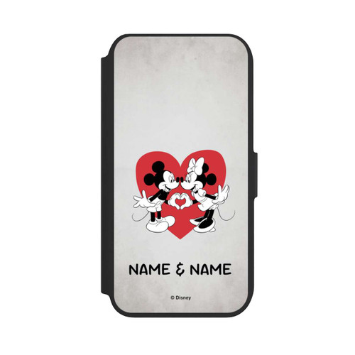 Apple iPhone SE (2022) NIVOflip Minnie und Micky Personalisierbar