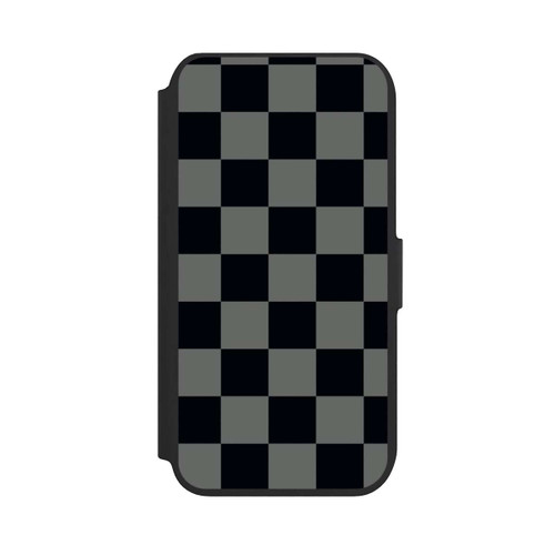 Apple iPhone SE (2022) NIVOflip Schachbrett Schwarz Grau