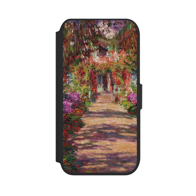iPhone SE 2022 NIVOflip Eine Allee in Monets Garten in Giverny by Claude Monet