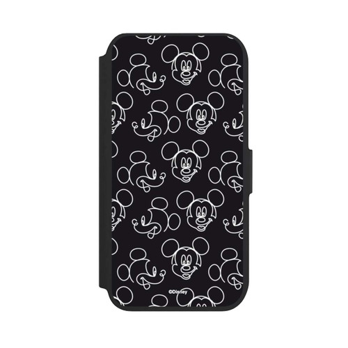Apple iPhone SE (2022) NIVOflip Disney Mickey Muster Schwarz