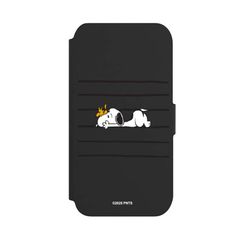 Apple iPhone SE (2022) NIVOflip Snoopy Woodstock Streifen Peanuts Transparent