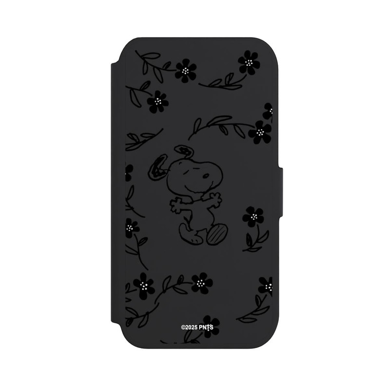 iPhone SE 2022 NIVOflip Snoopy und Flowers Transparent