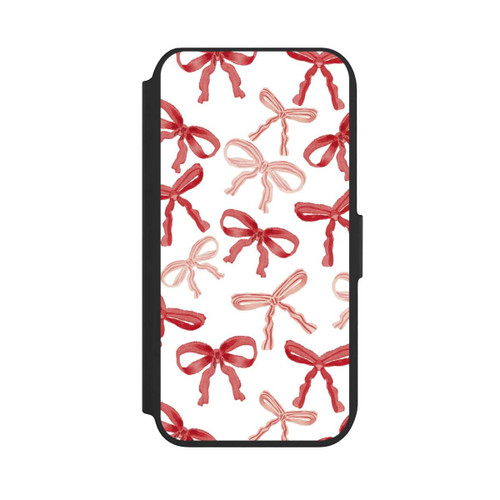 Apple iPhone SE (2022) NIVOflip Rote Schleifen Muster