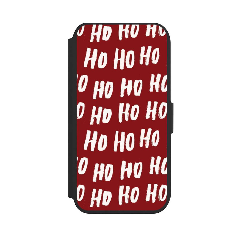 iPhone SE 2022 NIVOflip Ho Ho Ho Christmas Red Pattern