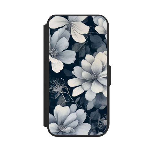 Apple iPhone SE (2022) NIVOflip Negative Flower Blue White with AI