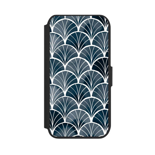 Apple iPhone SE (2022) NIVOflip Botanische Brise Art Deco Grau
