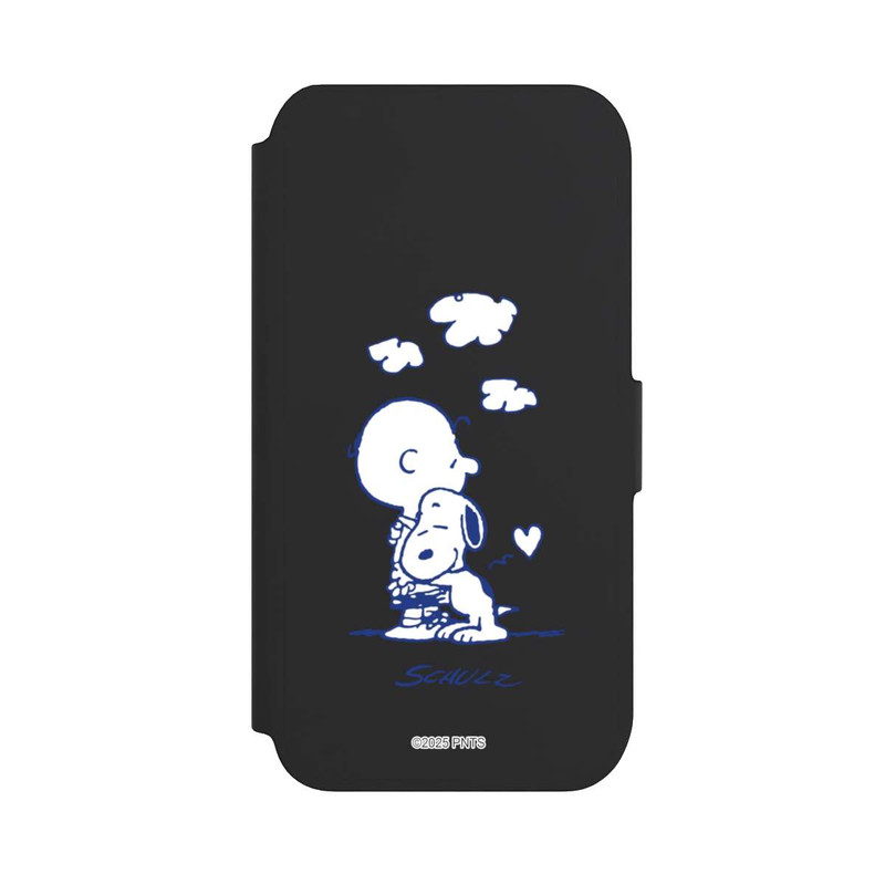 iPhone SE 2022 NIVOflip Peanuts Charlie Brown Snoopy Hug Transparent