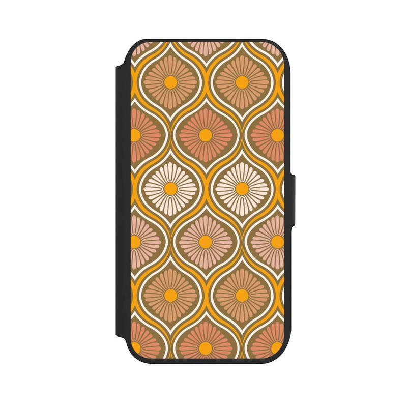 iPhone SE 2022 NIVOflip Groovy 70s Retro Mid-Century Daisy Flowers