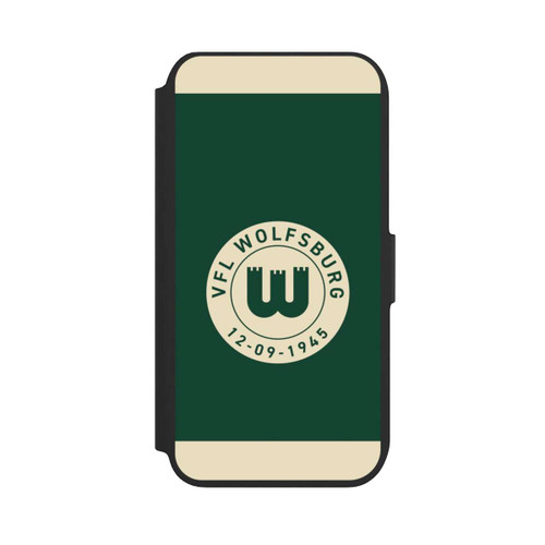 Apple iPhone SE (2022) NIVOflip VfL Wolfsburg 80 Jahre Streifen