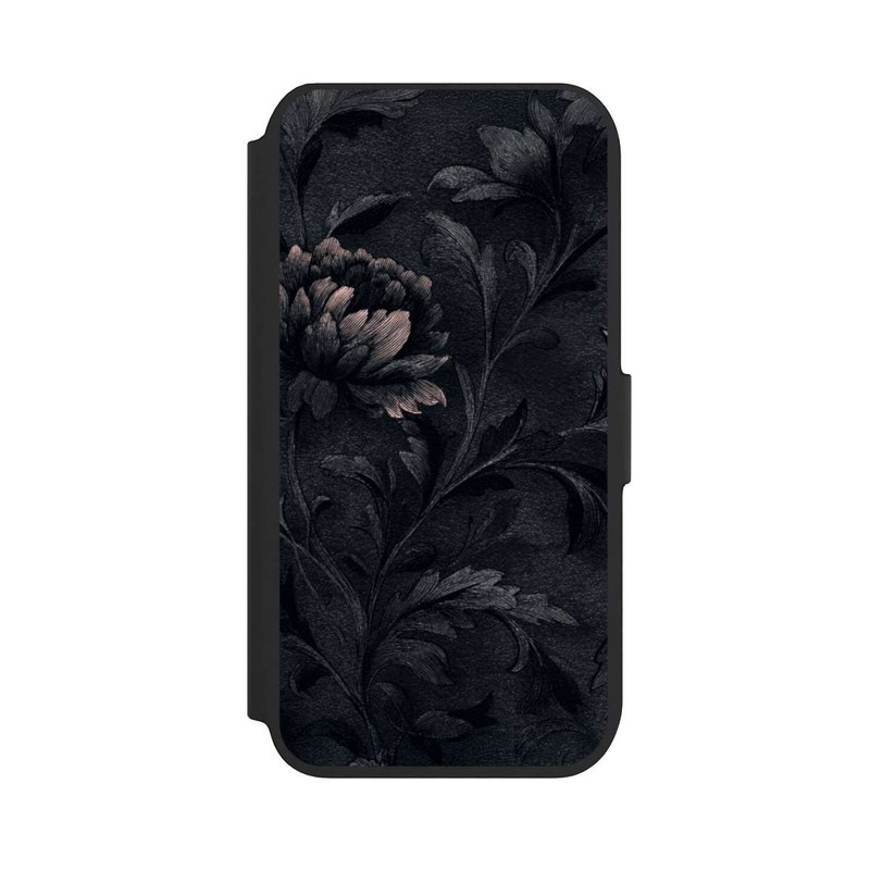 iPhone SE 2022 NIVOflip Flower Pattern Dark Vintage