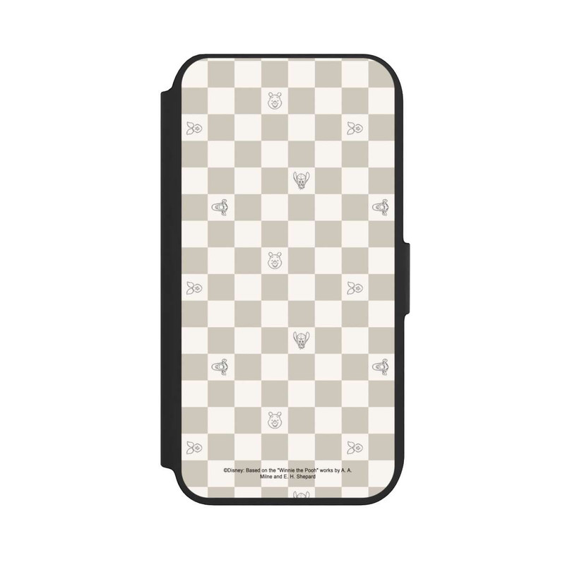 iPhone SE 2022 NIVOflip Winnie the Pooh Checked Pattern Beige