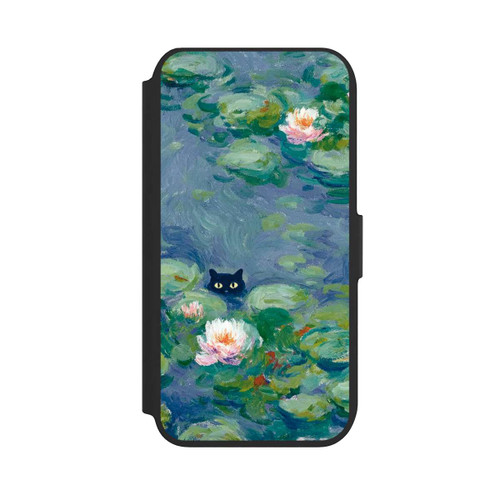 Apple iPhone SE (2022) NIVOflip Katze im Teich Gemälde