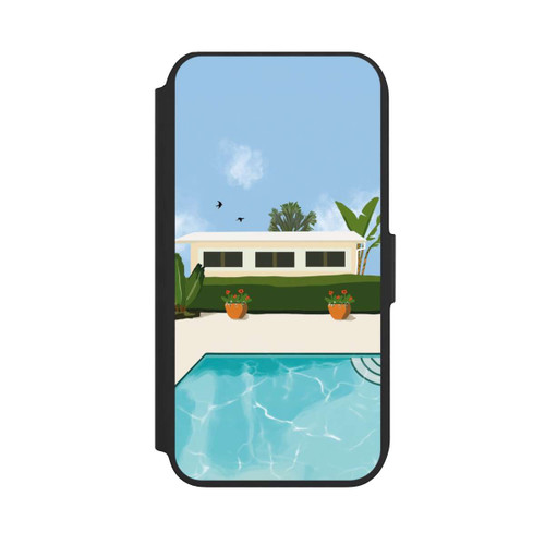 Apple iPhone SE (2022) NIVOflip California Backyard by Roberta Murray