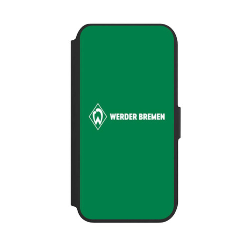 Apple iPhone SE (2022) NIVOflip Werder Bremen Schriftzug Raute Grün