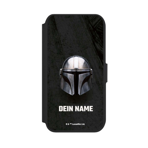Apple iPhone SE (2022) NIVOflip Star Wars Mandalorian Black Helmet Personalisierbar