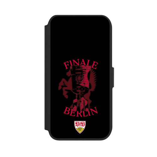 Apple iPhone SE (2022) NIVOflip VfB Stuttgart Pokalfinale 2026 schwarz