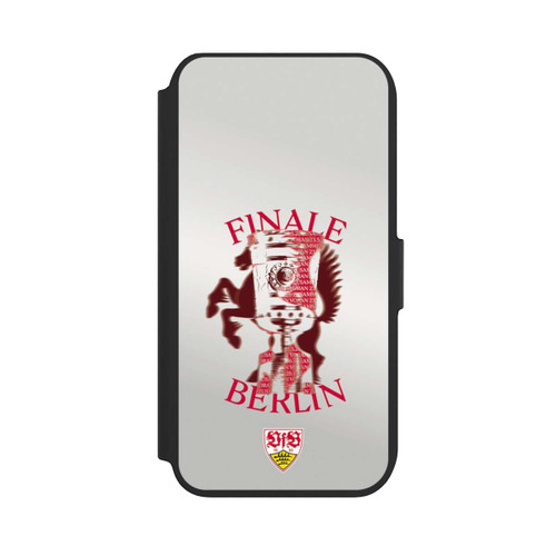 Apple iPhone SE (2022) NIVOflip VfB Stuttgart Pokalfinale 2026 grau