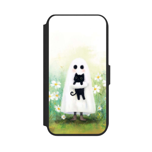Apple iPhone SE (2022) NIVOflip Ghost Hug for Cat Halloween with AI