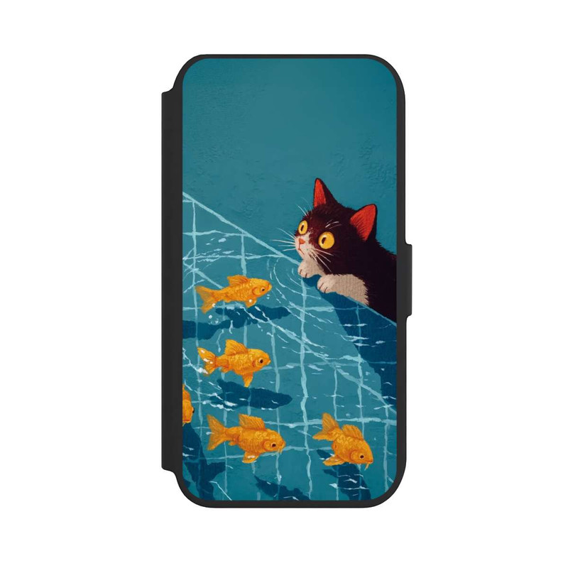 iPhone SE 2022 NIVOflip Die Katze im Pool mit KI
