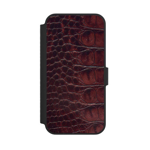 Apple iPhone 14 NIVOflip Cuir de Crocodile