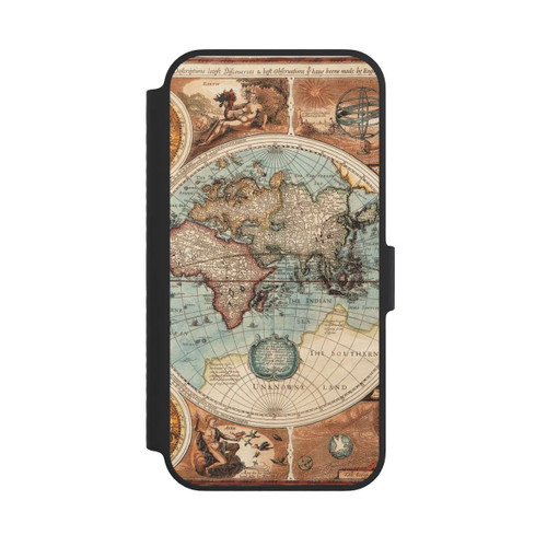 Apple iPhone 14 NIVOflip Vintage Weltkarte