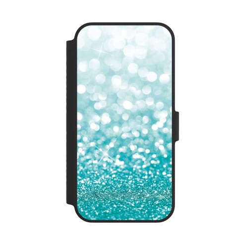 Apple iPhone 14 NIVOflip Pluie de Paillettes Pétroles Look