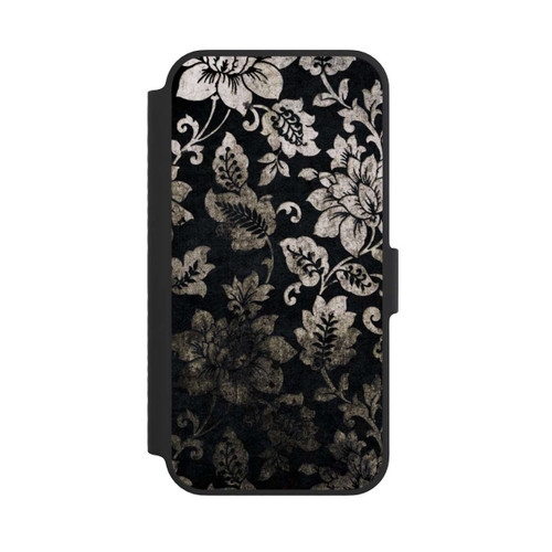 Apple iPhone 14 NIVOflip Silber Schwarz Vintage