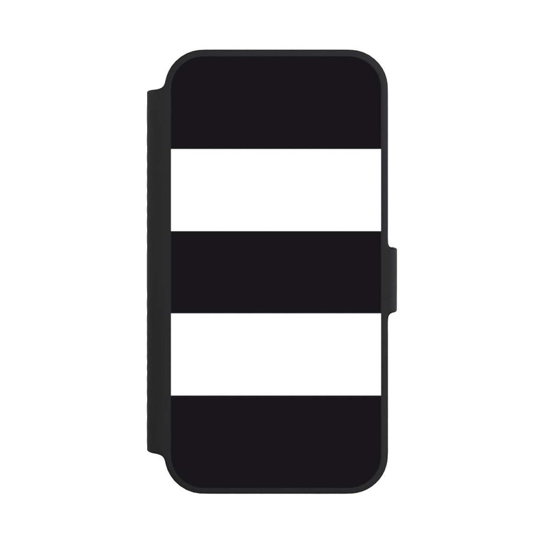iPhone 14 NIVOflip Rayures - Noir & Blanc