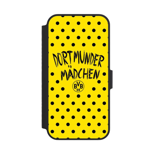 Apple iPhone 14 NIVOflip BVB Dortmunder Mädel Punkte