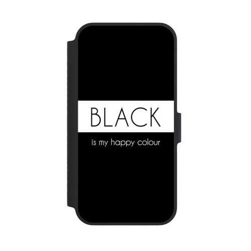 Apple iPhone 14 NIVOflip Black is my Happy Colour