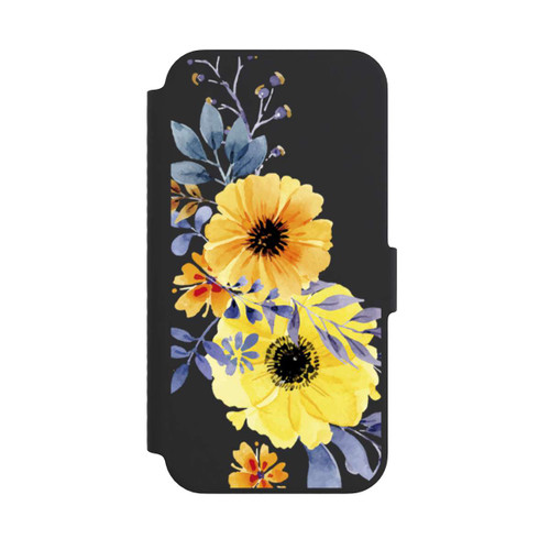 Apple iPhone 14 NIVOflip Gelbe schwedische Blumen