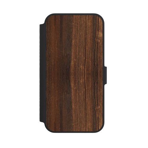 Apple iPhone 14 NIVOflip Nußbaum Holzlook