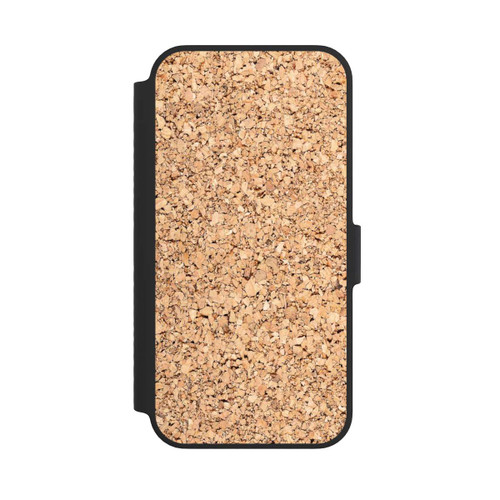 Apple iPhone 14 NIVOflip Kork Holzlook