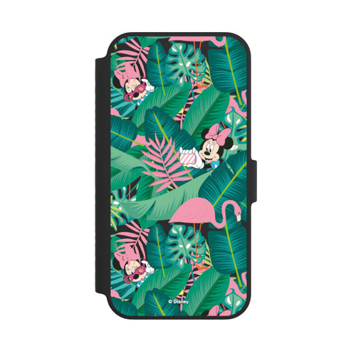 Apple iPhone 14 NIVOflip Minnie Summer Palmblätter ohne Hintergrund