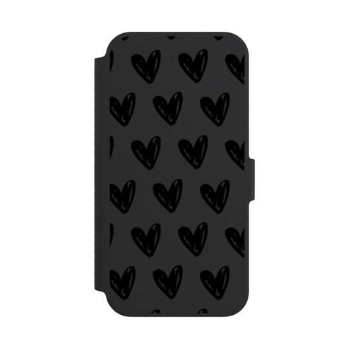 Apple iPhone 14 NIVOflip Herzen Schwarz ohne Hintergrund