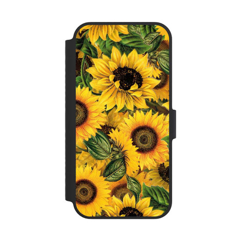 Apple iPhone 14 NIVOflip Sonnenblumenmuster