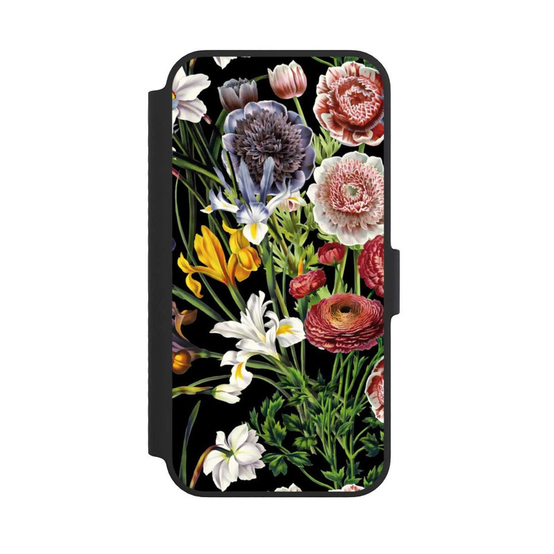 iPhone 14 NIVOflip Altes Blumenmuster